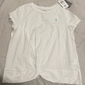 Girls Polo (Ralph Lauren) white shirt